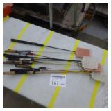 Lot of (10) Custom Made Fishing Rod Fly Swatters