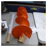 Ice Auger Bit Orange 8"D