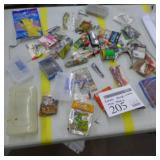 Vintage Plastic Fishing Worms and Misc. Tackle