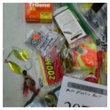 Lot of Plastic Fishing Bait Lures