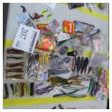 Lot of Plastic Fishing Bait Lures