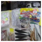 Lot of Plastic Fishing Bait Lures