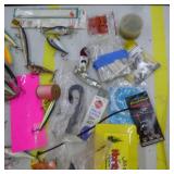 Lot of Fishing Tackle  with Spoons, Crank Baits