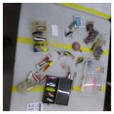 Lot of Fishing Tackle  with Spoons, Jigs, Crank Baits, Plastic Bait