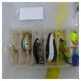 Lot of Fishing Tackle  with Spoons, Jigs, Crank Baits, Plastic Bait