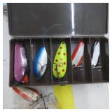 Lot of Fishing Tackle  with Spoons, Jigs, Crank Baits, Plastic Bait