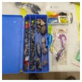 Lot of Fishing Tackle  with Jigs, Sinkers