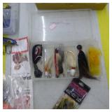 Lot of Fishing Tackle  with Jigs, Sinkers