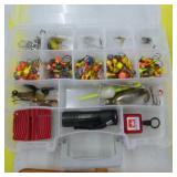 Lot of Fishing Tackle  with Jigs, Spoons, Spinners