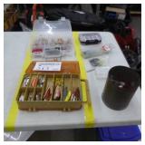 Lot of Fishing Tackle  with Jigs, Spoons, Spinners