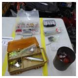 Lot of Fishing Tackle  with Jigs, Spoons, Spinners