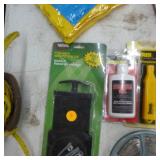 Anchor and Misc. Accessories  with Vexilar High Speed Transducer + Power cord, Protective Hazard Suit, 3" Bladex Waste Valve, Honing Oil, Sharpener, Anchor+Line