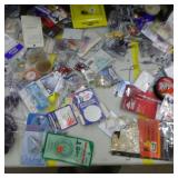 Lot of Fishing Tackle  with Sinkers, Hooks
