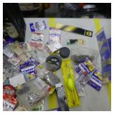 Lot of Fishing Tackle  with Sinkers, Hooks