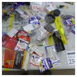 Lot of Fishing Tackle  with Sinkers, Hooks