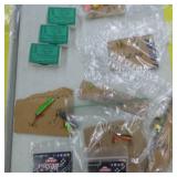 Lot of Fishing Tackle  with Jigs, Hooks, Weights