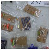 Lot of Fishing Tackle  with Jigs, Hooks, Weights