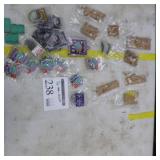 Lot of Fishing Tackle  with Jigs, Hooks, Weights