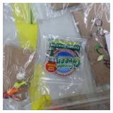 Lot of Fishing Tackle  with Jigs, Hooks, Sinkers