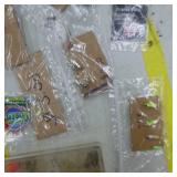 Lot of Fishing Tackle  with Jigs, Hooks, Sinkers