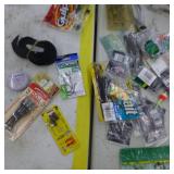 Lot of Fishing Tackle  with Hooks, Jigs