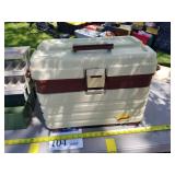 Lot of (3) Plastic Fishing Tackle Boxes