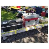 Lot of (3) Plastic Fishing Tackle Boxes