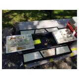Lot of (3) Plastic Fishing Tackle Boxes