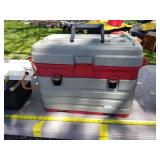 Lot of (3) Plastic Fishing Tackle Boxes