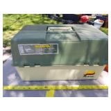 Lot of (3) Plastic Fishing Tackle Boxes