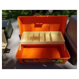 Lot of (3) Plastic Fishing Tackle Boxes