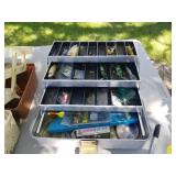 Lot of (4) Fishing Tackle Boxes