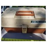 Lot of (4) Plastic Fishing Tackle Boxes