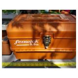 Lot of (4) Plastic Fishing Tackle Boxes
