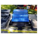 Lot of (4) Plastic Fishing Tackle Boxes