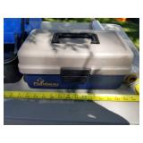Lot of (4) Plastic Fishing Tackle Boxes