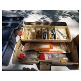 Lot of (4) Plastic Fishing Tackle Boxes