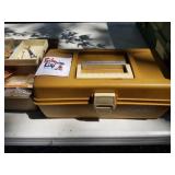 Lot of (4) Plastic Fishing Tackle Boxes