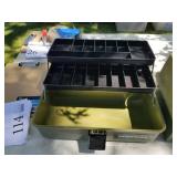 Lot of (4) Plastic Fishing Tackle Boxes