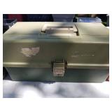 Lot of (4) Plastic Fishing Tackle Boxes