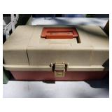 Lot of (4) Plastic Fishing Tackle Boxes