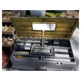 Lot of (4) Plastic Fishing Tackle Boxes