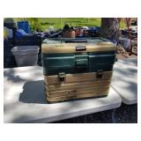 Plastic Fishing Tackle Box Suitcase with 4 Pull-Out Drawers