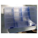 Lot of (5) Plastic Fishing Tackle Organizer Cases