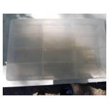 Lot of (5) Plastic Fishing Tackle Organizer Cases