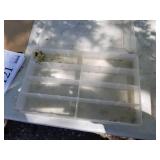 Lot of (5) Plastic Fishing Tackle Organizer Cases