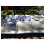 Lot of (5) Plastic Fishing Tackle Organizer Cases