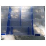 Lot of (5) Plastic Fishing Tackle Organizer Cases