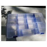 Lot of (5) Plastic Fishing Tackle Organizer Cases