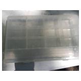 Lot of (5) Plastic Fishing Tackle Organizer Cases